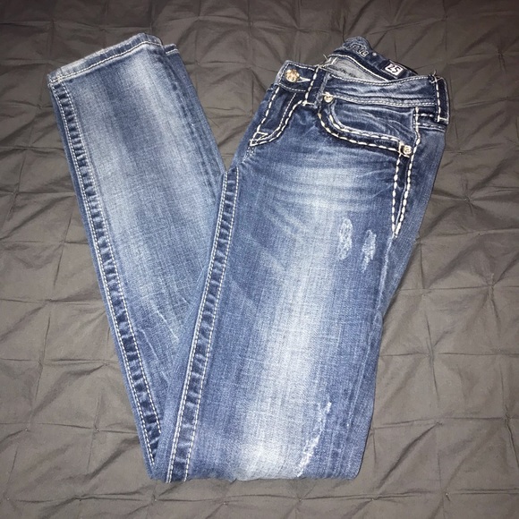 Miss Me Straight Leg Jeans 25 - Picture 2 of 4